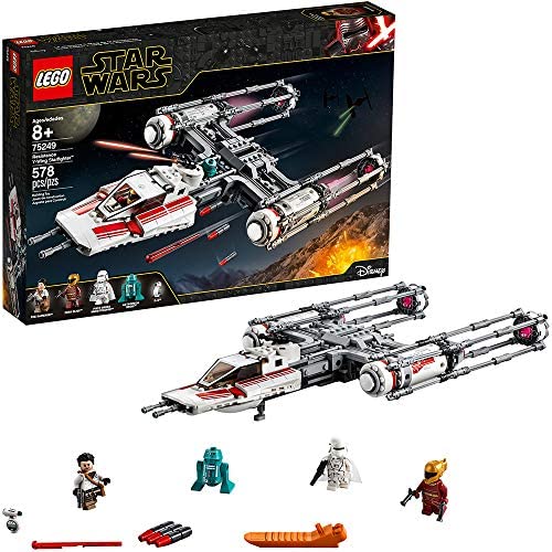 乐高LEGO Star Wars: The Rise of Skywalker Resistance Y-Wing Starfighter 75249 New Advanced Collectible Starship Model Building Kit (578 Pieces): Toys & Games