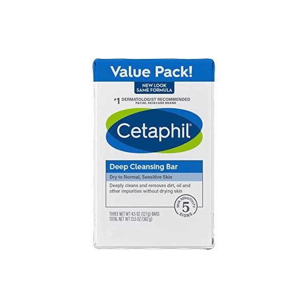 Cetaphil 深层清洁皂热卖 敏感肌、干皮适用