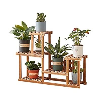 Homchwell Pine Wood Plant Stand