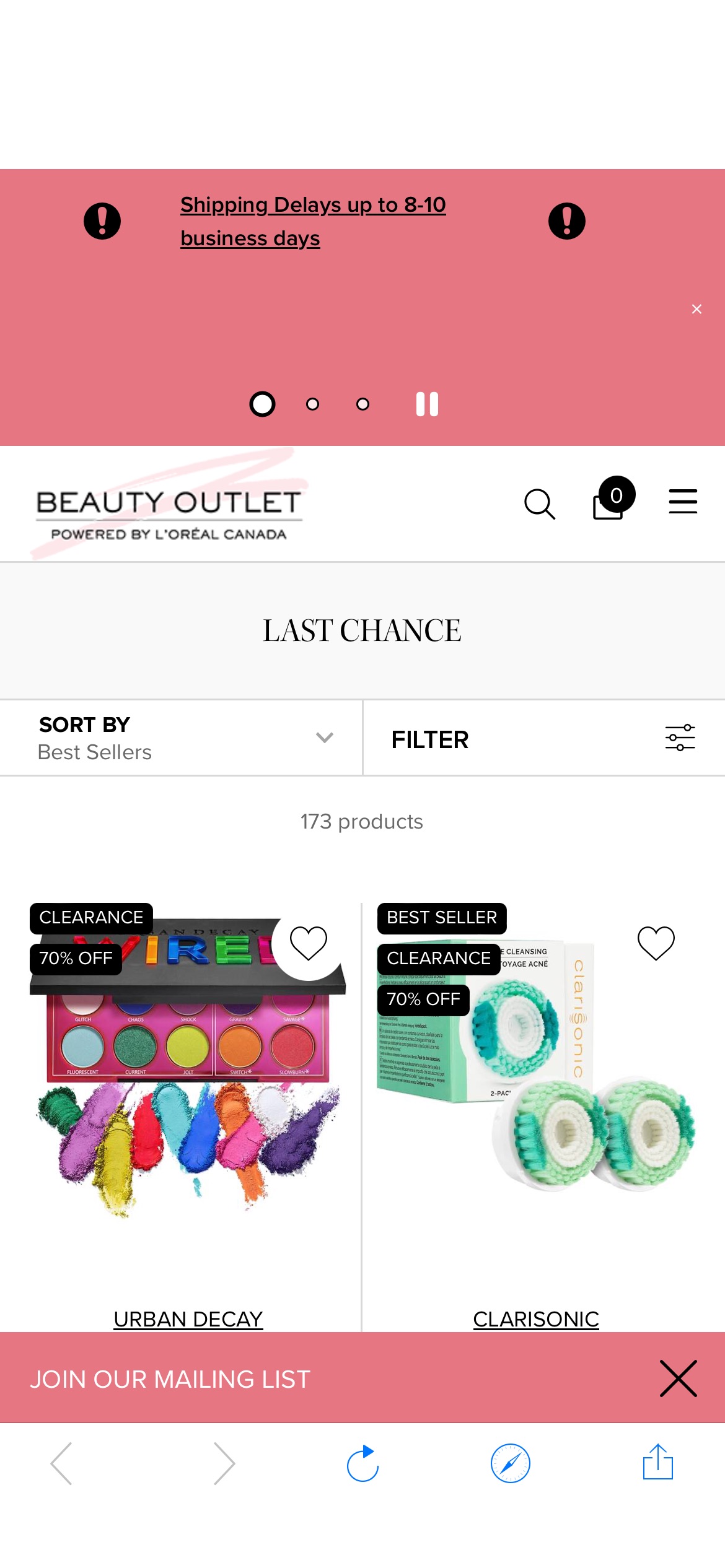 Last Chance Deals & Offers - L'Oréal Beauty Outlet Canada