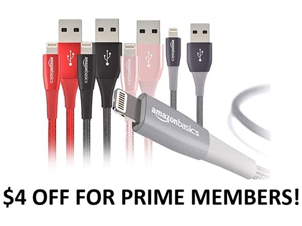 Premium Lightning to USB-A 数据线 3ft 2根