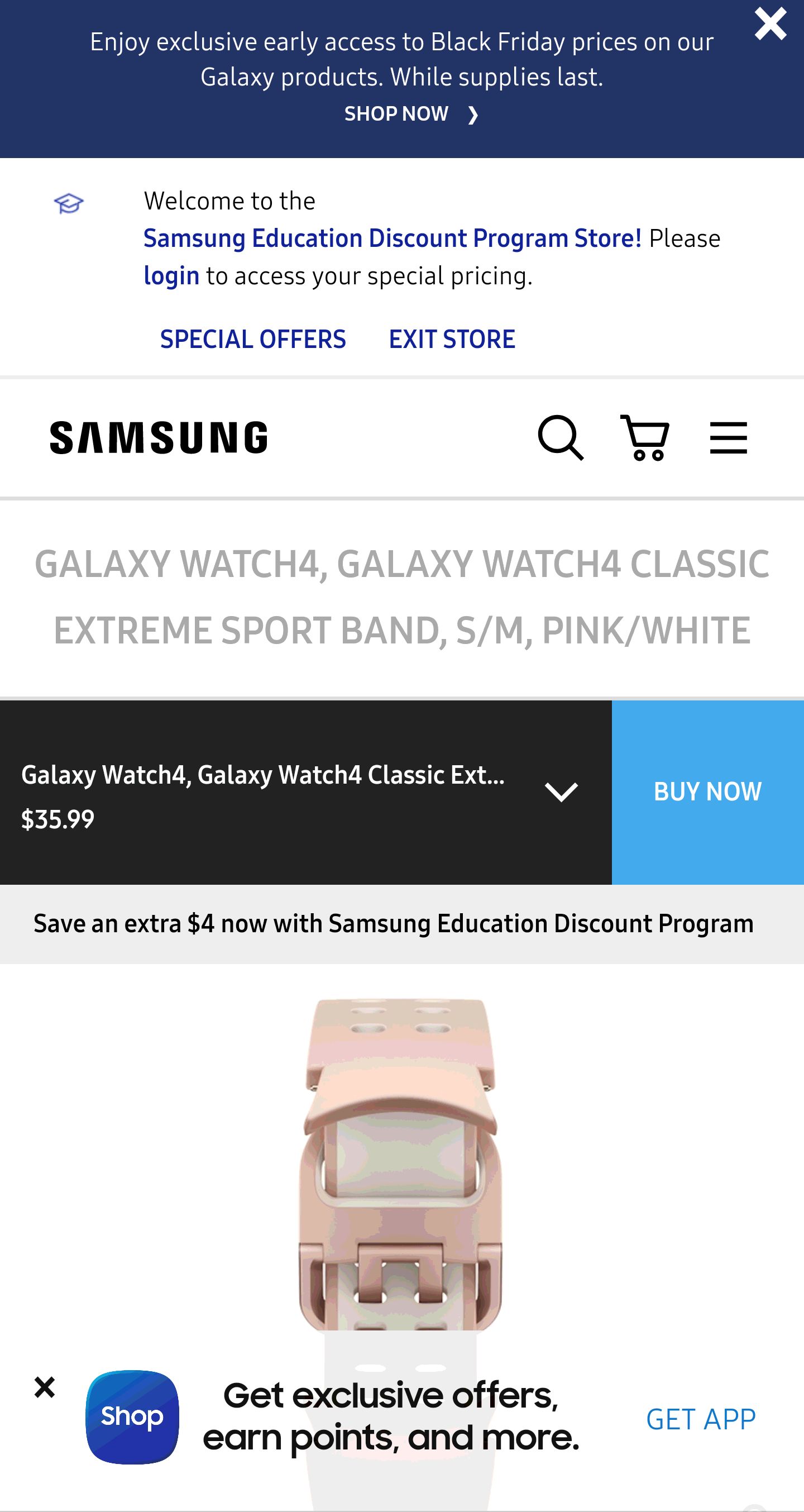 Galaxy Watch4, Galaxy Watch4 Classic Extreme Sport Band 免費錶帶