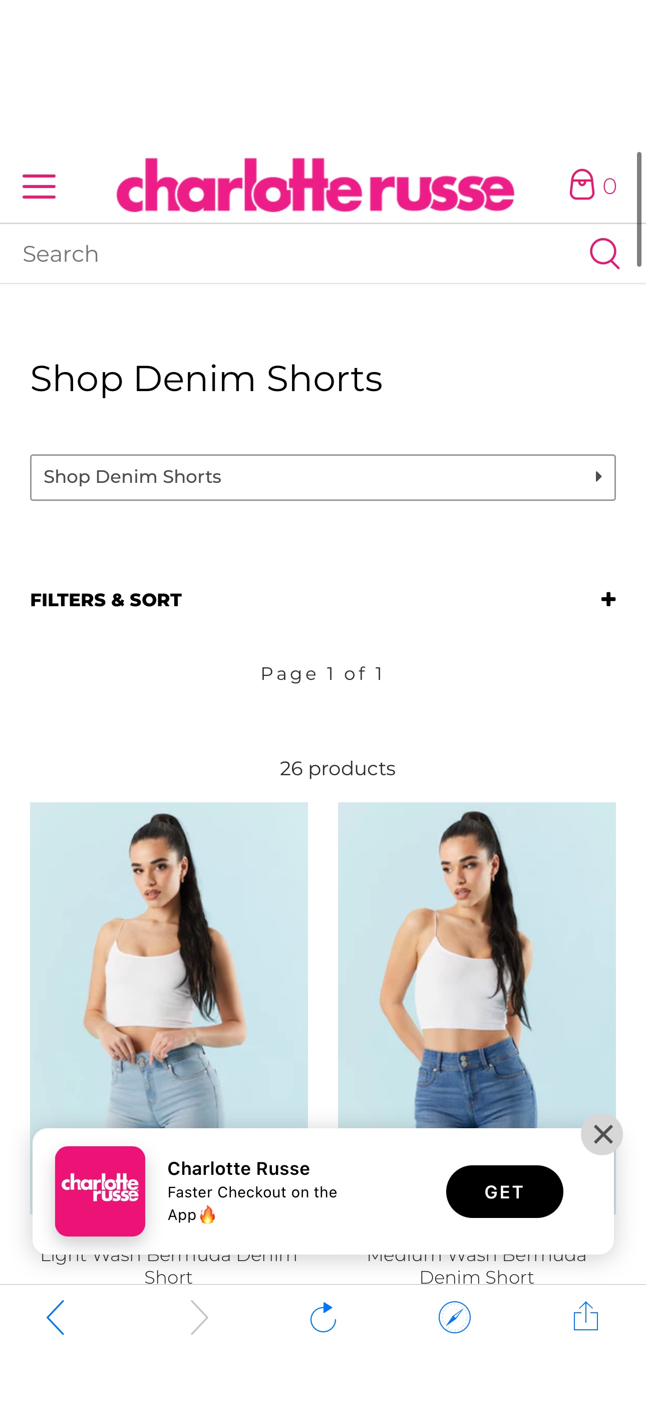 Charlotte Russe | Shop Womens Denim Shorts