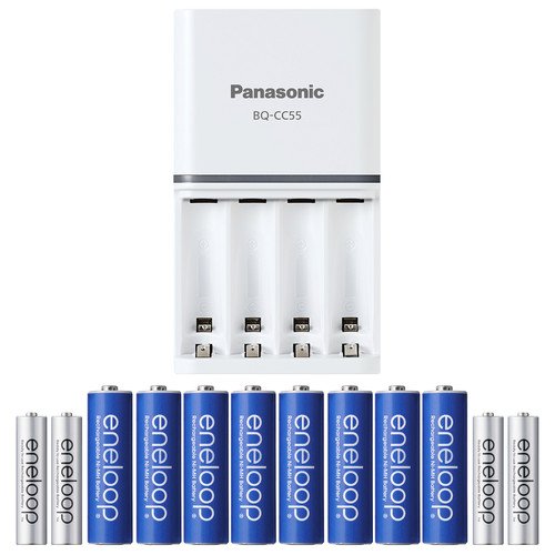 Panasonic Eneloop CC55 快速充电器+电池套装
