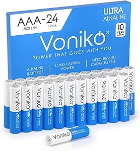 Voniko - Premium Grade AAA Batteries - 24 Pack