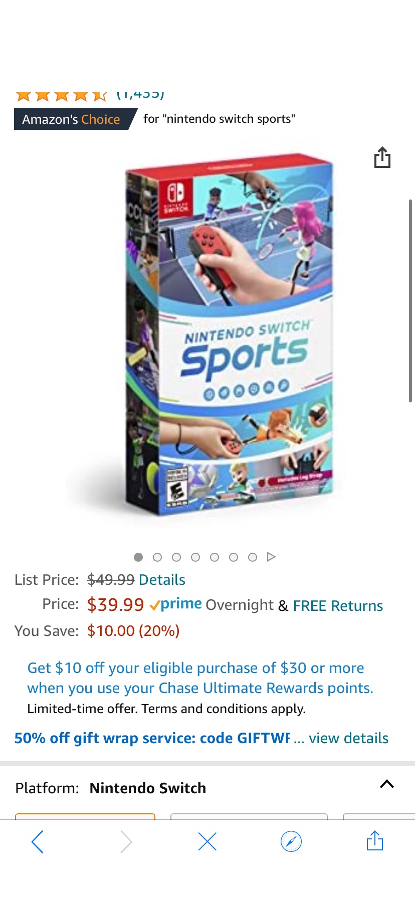 Amazon.com: Nintendo Switch Sports -游戏