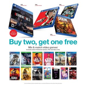 Target Select Video Games and Board Games Sales