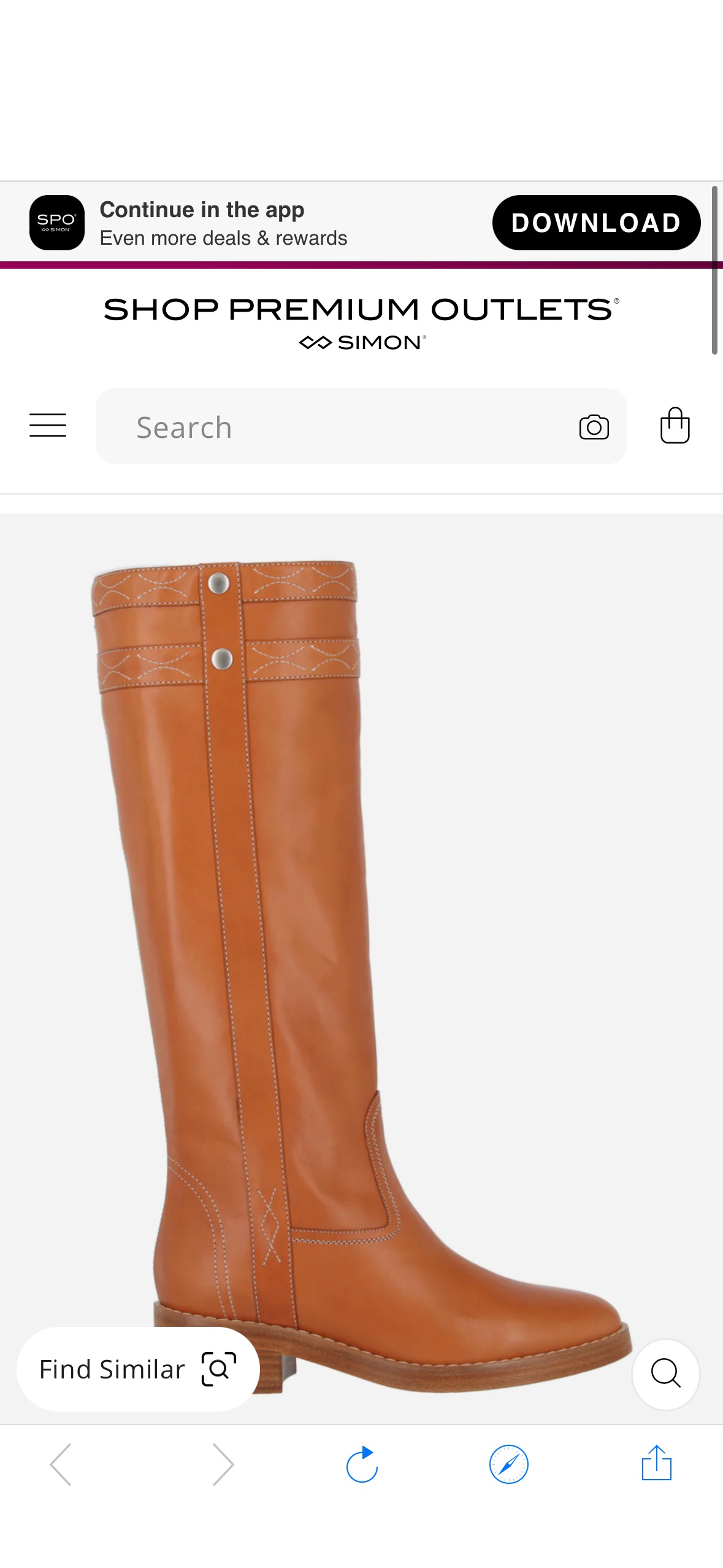 Celine Tall Leather Riding Boots | Shop Premium Outlets