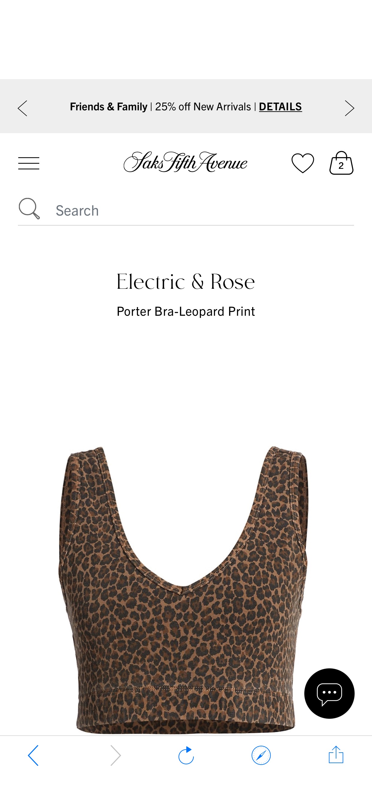 Shop Electric & Rose Porter Bra-Leopard Print | Saks Fifth Avenue