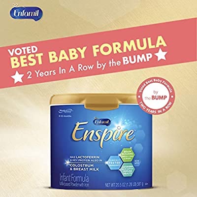 Amazon.com: Enfamil Enspire Baby Formula Milk Powder & Refills, 102.5 Ounce, Omega 3 DHA, 奶粉促销
