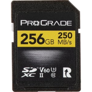 限今天：ProGrade Digital 256GB UHS-II V60 SDXC 存储卡