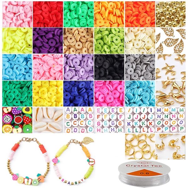 Moyofree Clay Beads for Bracelets