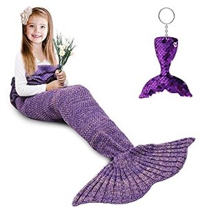 Amyhomie Kids and Adults Mermaid Tail Blanket