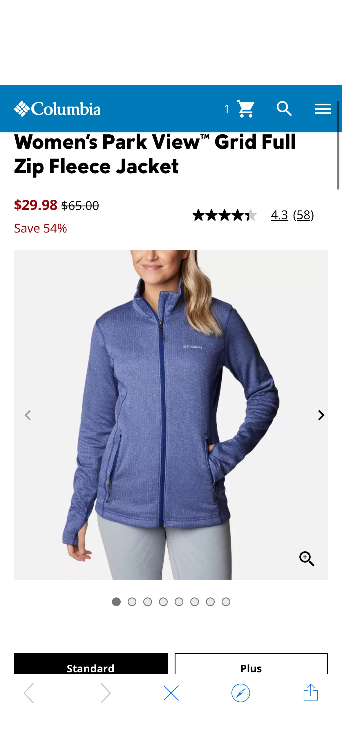 Women's Park View™ Grid Full Zip Fleece Jacket | Columbia Sportswear