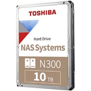 $190 Amazon.com: Toshiba N300 10TB NAS 3.5-Inch Internal Hard Drive 机械硬盘- CMR SATA 6 Gb/s 7200 RPM 256 MB Cache - HDWG11AXZSTA : Electronics