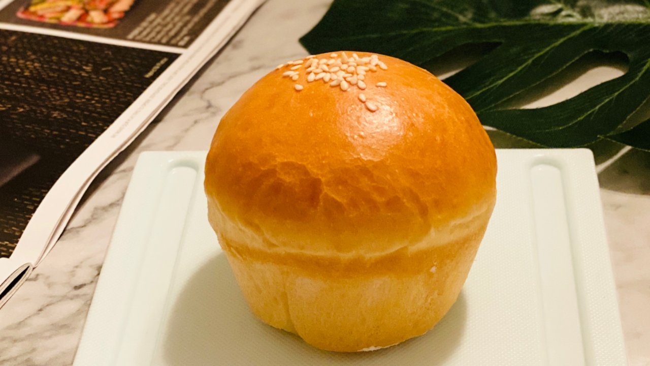 蘑菇头麻薯芋泥餐包