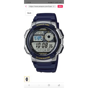 $15.99 Casio Men s  10-Year Battery  Quartz Resin Watch,(Model: AE1000W-2AV) : Clothing, Shoes & Jewelry