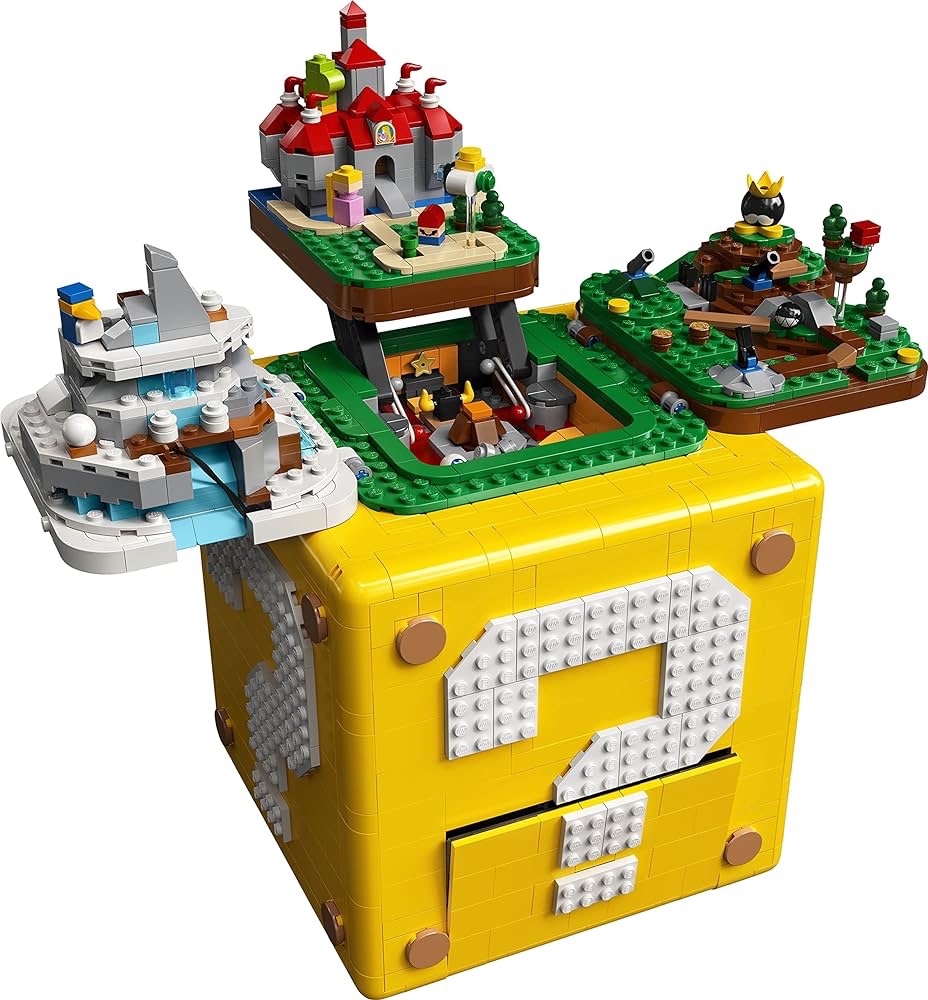 Amazon.com: Lego Super Mario Lego(R) Super Mario 64(TM) Hatena Block 71395 Toy Block Video Game Boys Girls Adult Lego : Everything Else 超级玛丽问号箱 日亚自营
