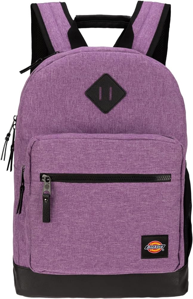 Amazon.com: DICKIES Signature Lightweight Backpack for School Classic Logo Water Resistant Casual Daypack for Travel Fits 15.6 Inch Notebook (Purple) : Electronics书包