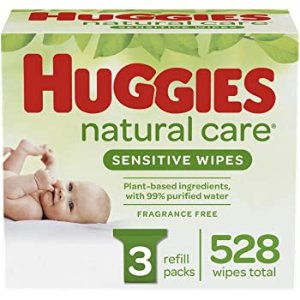 HUGGIES 宝宝湿巾，无香型528抽、有香型560抽