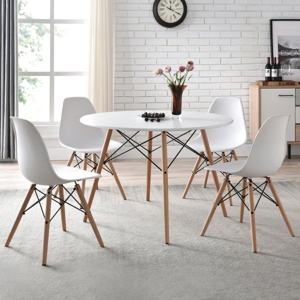 Mid-Century Modern Dining Chairs, Set of 4