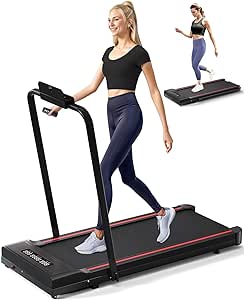 Amazon.com: Freepi Treadmill-Under Desk Treadmill-2 in 1 Folding Treadmill-Walking pad-Treadmill 340 lb Capacity : Sports &amp; Outdoors