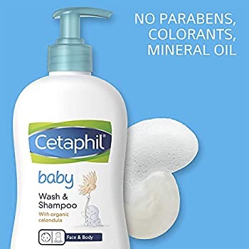 Amazon.com: Cetaphil Baby Wash & Shampoo with Organic Calendula |Tear Free | Paraben, Colorant and Mineral Oil Free | 13.5 Fl. Oz (Packaging May Vary) :baby 有机金盏花洗护
洗头
