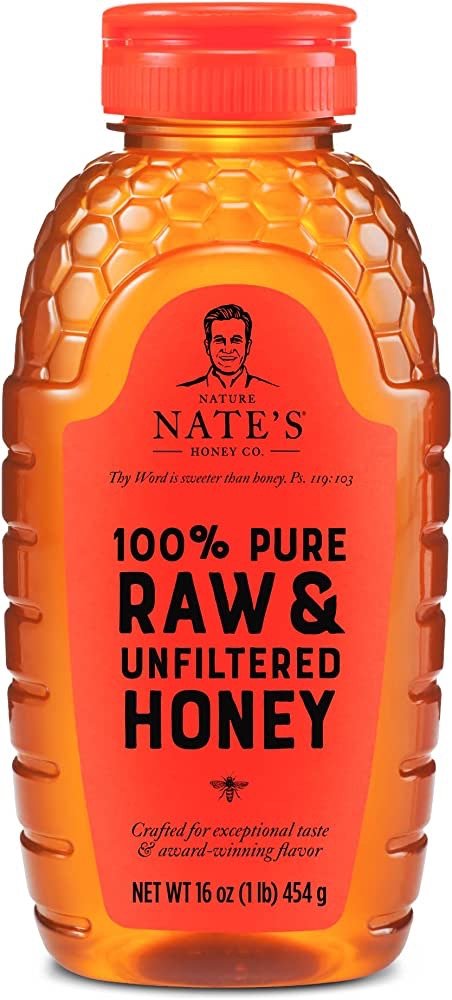 Nature Nate's 100%纯天然野生蜂蜜 16oz