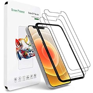 $4.98 Amazon.com: [3 Pack] Screen Protector for iPhone 12 Pro Max (6.7-inch) 2020 release, [ Tempered Glass ] [ 0.25mm Thinness ] [ HD Clear ] Film Easy Installation with Alignment Calibrator 屏幕保护壳
