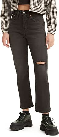Levi&#39;s Women&#39;s Wedgie Straight Jeans, Cut And Dry-Black, 26 at Amazon Women&#39;s Jeans store
