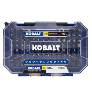Kobalt 1 英寸螺丝刀刀头套件（100 件）