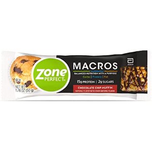 Zone Perfect Macros 巧克力松饼味 蛋白棒 1.76 Oz 20条