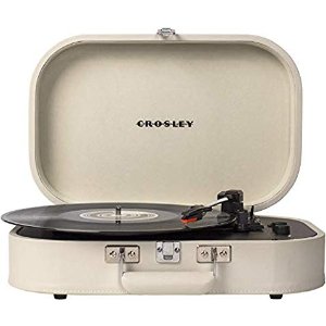 Crosley Discovery Vintage 3-Speed Belt-Driven Suitcase Turntable