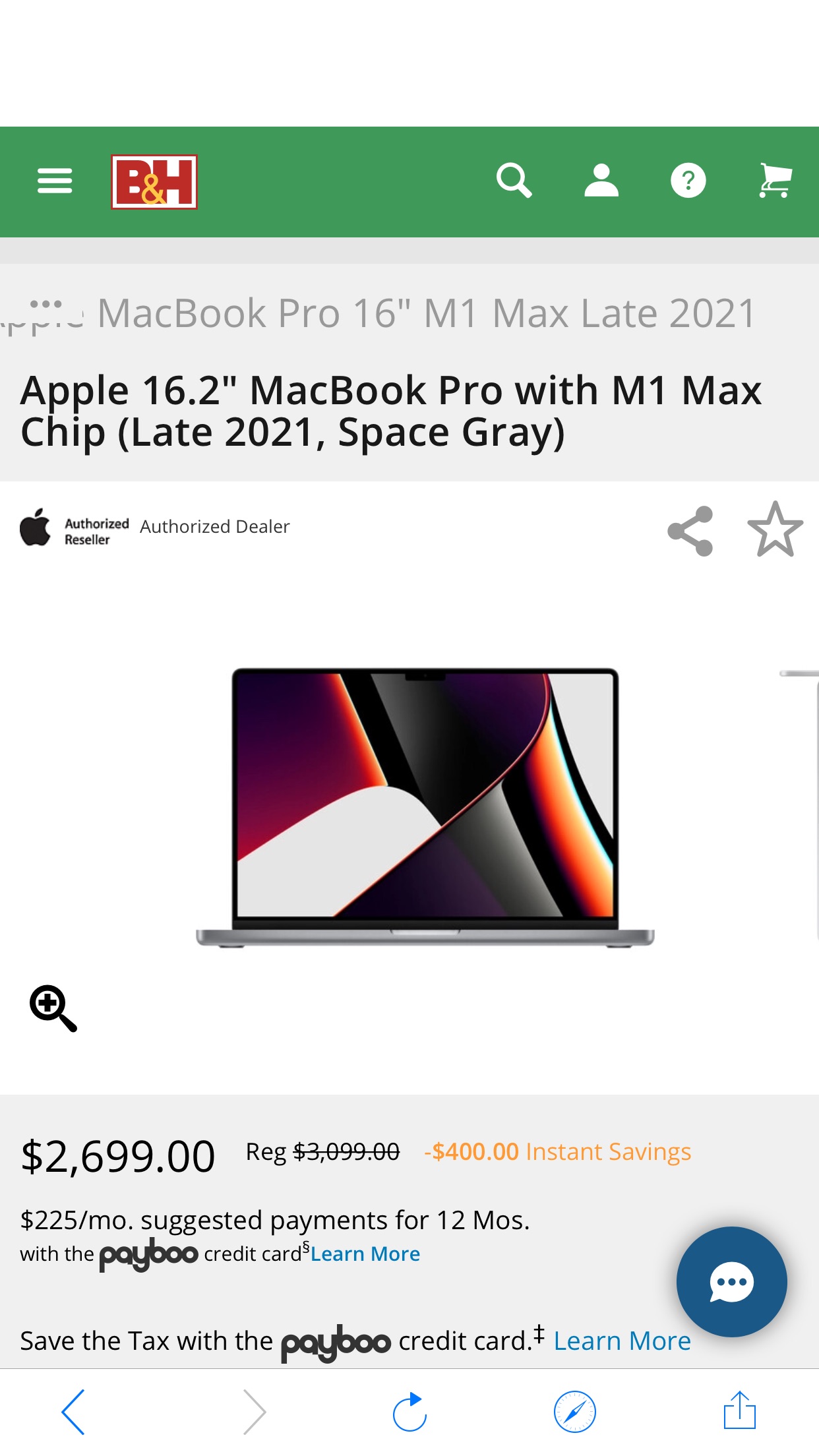 MacBook 16寸 M1 max芯片 32GB 512GB