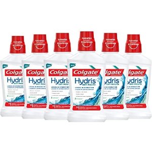 Colgate Hydris Dry Mouth Mouthwash, 16.9 fl. oz. (Pack of 6)