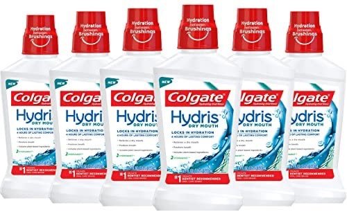 Colgate Hydris Dry Mouth Mouthwash, 16.9 fl. oz. (Pack of 6)