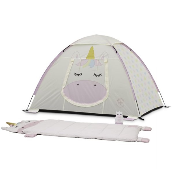Firefly! 儿童小帐篷+睡袋+夜灯露营套装，另有鲨鱼图案