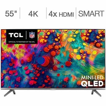 55" R635 4K HDR Mini-LED QLED Roku 智能电视