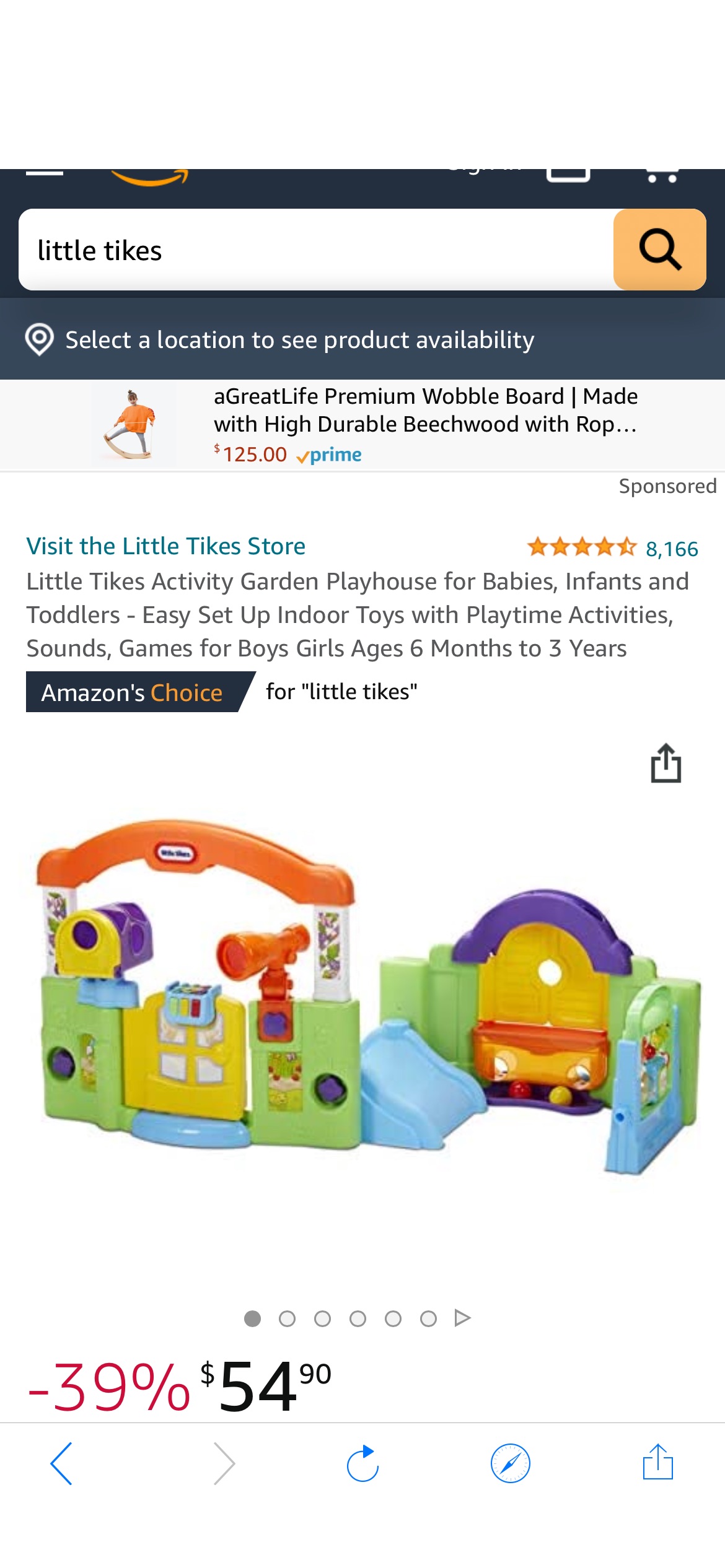 Amazon.com: Little Tikes Activity Garden Playhouse for Babies, Infants and Toddlers - Easy Set Up Indoor Toys with Playtime Activities, little times 活动花园玩耍小屋
