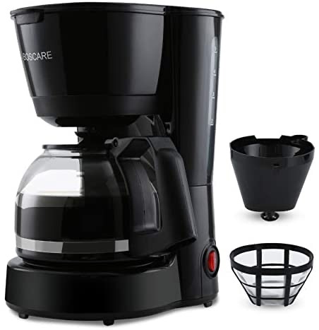 Amazon.com: BOSCARE 4 Cup Coffee Maker with Reusable Filter咖啡壶