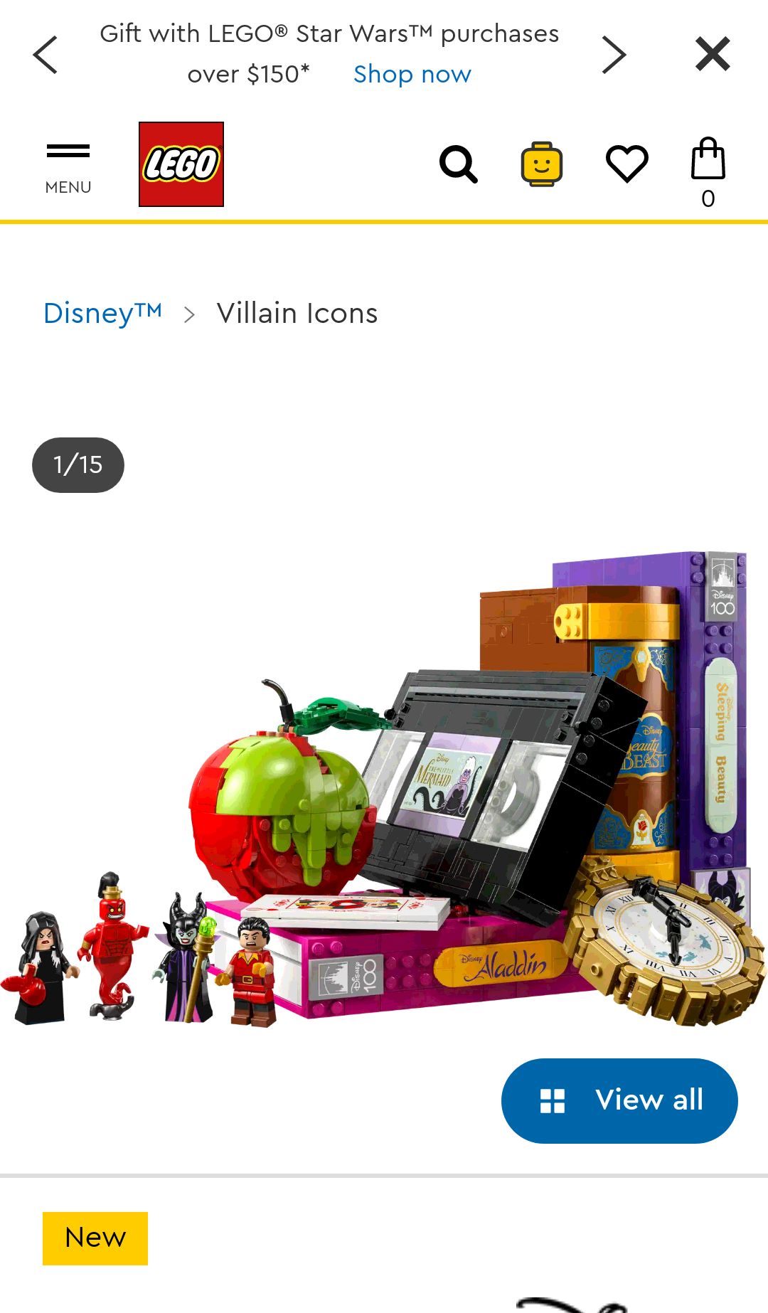 Villain Icons 43227 | Disney™ | Buy online at the Official LEGO® Shop US