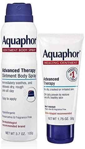 Aquaphor 愈合软膏喷雾套装 滋润干燥粗糙的皮肤