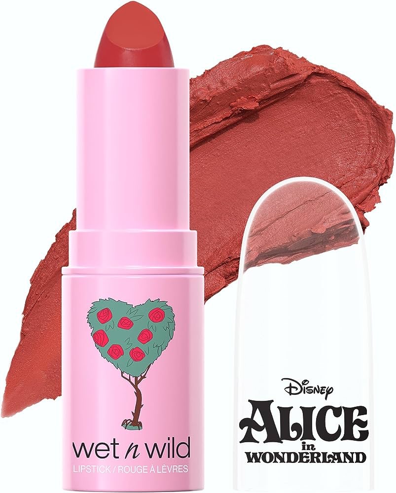 Amazon.com : wet n wild Painted Roses Lipstick Alice In Wonderland Collection : Beauty & Personal Care