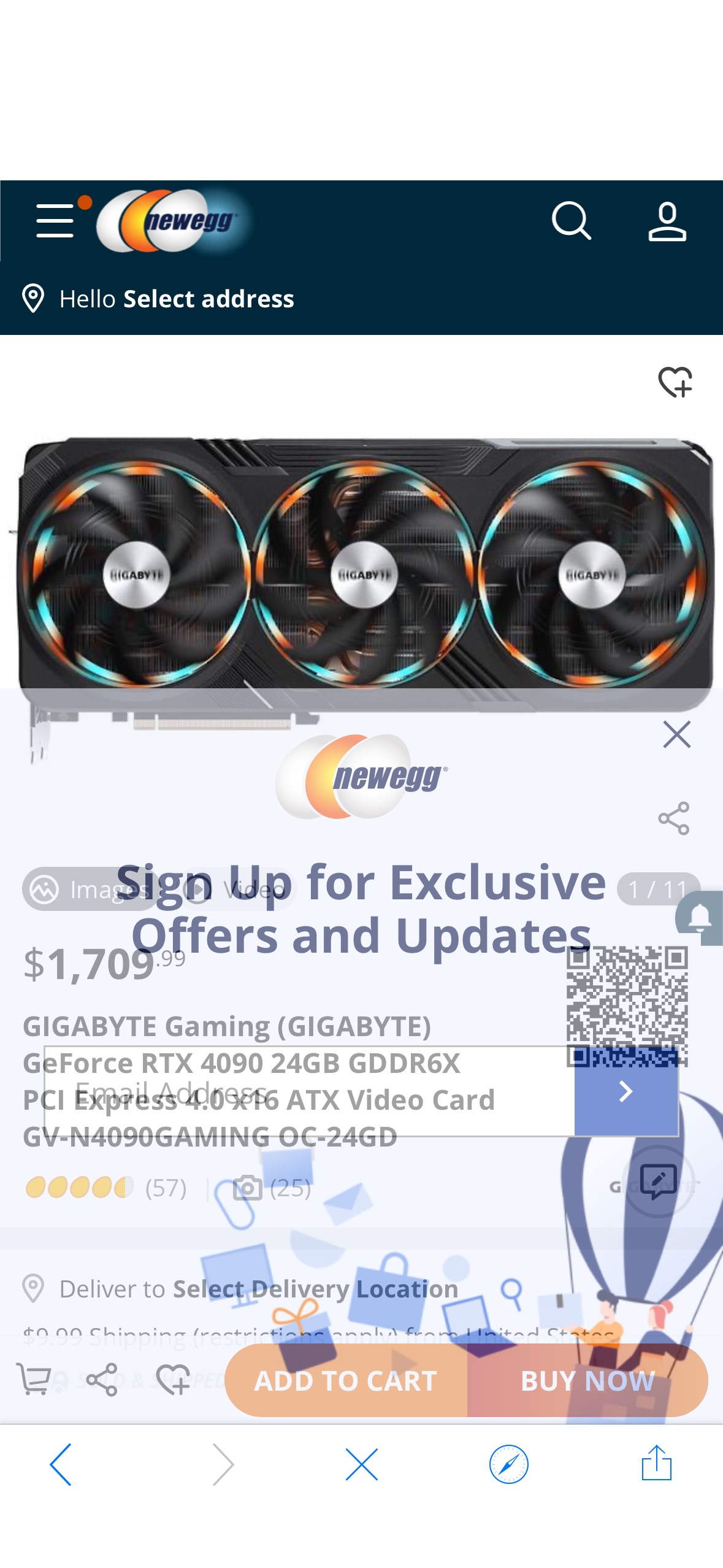 GIGABYTE Gaming GeForce RTX 4090 Graphics Card PCIe 4.0 24GB - Newegg.com