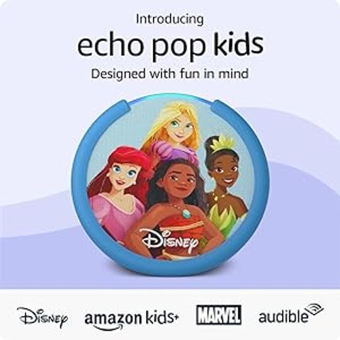 亚马逊 Echo Pop 儿童智能蓝牙音箱，家长可控，送6 个月的 AMAZON KIDS