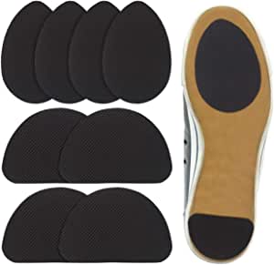 Amazon.com: Beautulip Non-Skid Pads for Shoes Noise Reduction Self-Adhesive Slip Resistant Sole Stick Protector Pack of 8 (Black) : Health &amp; Household