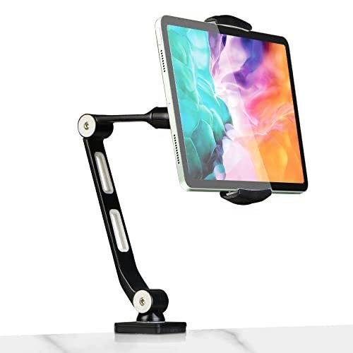 Suptek Aluminum Tablet Desk Mount Stand 360° Holder