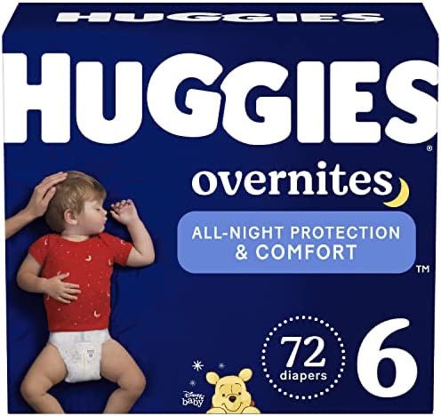 Amazon.com: Diapers Size 6, 42 Count - Pampers Swaddlers Overnights Disposable Baby Diapers, Super Pack (Packaging & Prints May Vary) : Baby