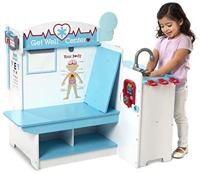 Amazon.com: Melissa & Doug Doctor Activity Center: Toys & Games 医生玩具