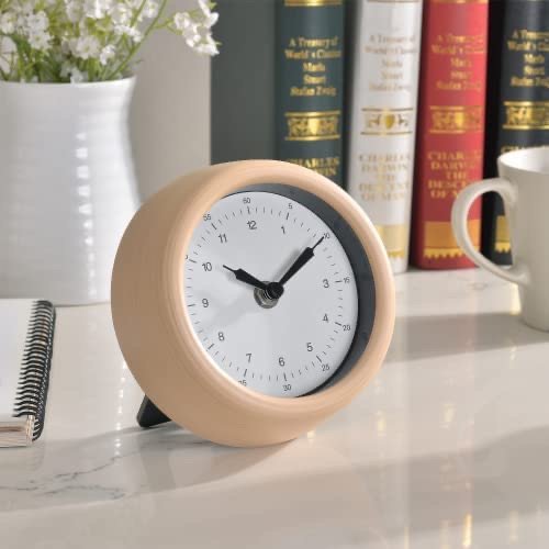 Storerlike 5 Inch Alarm Clock Non-Ticking